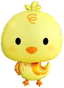 Шар (31''/79 см) Фигура, Милый утенок, 1 шт.